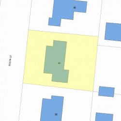 44 Solon St, Newton, MA 02461 plot plan