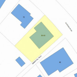 66 Algonquin Rd, Roxbury-Xing, MA 02467 plot plan