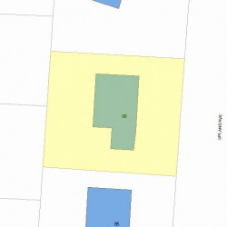 89 Upland Ave, Newton, MA 02461 plot plan