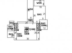 64 Bishopsgate Rd, Newton, MA 02459 floor plan