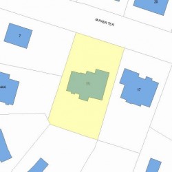 11 Parker Ter, Newton, MA 02459 plot plan