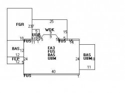 121 Intervale Rd, Newton, MA 02459 floor plan