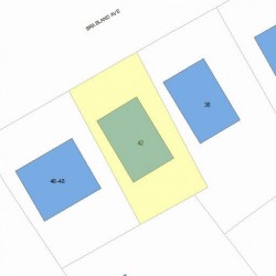 42 Braeland Ave, Newton, MA 02459 plot plan