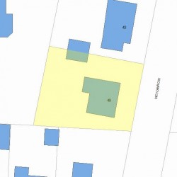 49 Victoria Cir, Newton, MA 02459 plot plan