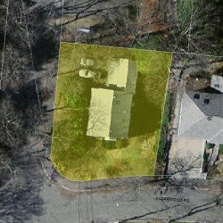 33 Burrage Rd, Newton, MA 02459 aerial view