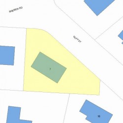 7 Goff St, Newton, MA 02462 plot plan