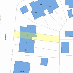 8 Irving St, Newton, MA 02459 plot plan