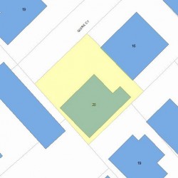 20 Quirk Ct, Newton, MA 02458 plot plan