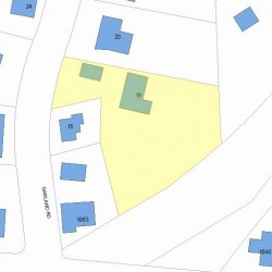 19 Garland Rd, Newton, MA 02459 plot plan