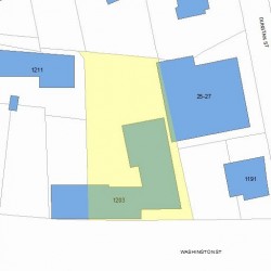 1203 Washington St, Newton, MA 02465 plot plan