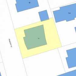 14 Peabody St, Newton, MA 02458 plot plan
