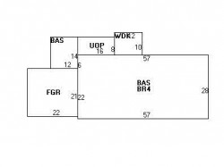 133 Evelyn Rd, Newton, MA 02468 floor plan