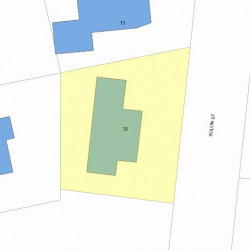 39 Solon St, Newton, MA 02461 plot plan