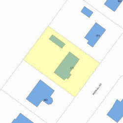 177 Wiswall Rd, Newton, MA 02459 plot plan