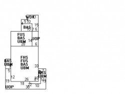 44 Bowdoin St, Newton, MA 02461 floor plan