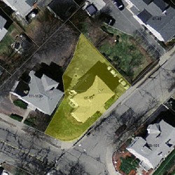 67 Ashmont Ave, Newton, MA 02458 aerial view