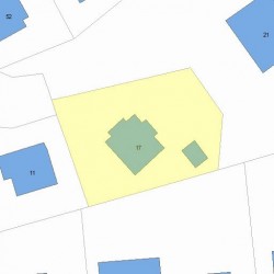 17 Gibson Rd, Newton, MA 02460 plot plan