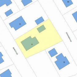 18 Bemuth Rd, Newton, MA 02461 plot plan