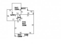 58 Greenlawn Ave, Newton, MA 02459 floor plan