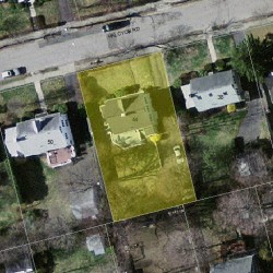 44 Halcyon Rd, Newton, MA 02459 aerial view