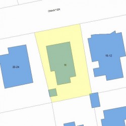 16 Omar Ter, Newton, MA 02460 plot plan