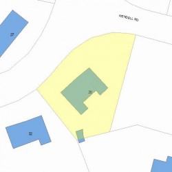 20 Wendell Rd, Newton, MA 02459 plot plan