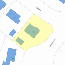 65 Spiers Rd, Newton, MA 02459 plot plan