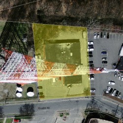 29 Tower Rd, Newton, MA 02464 aerial view