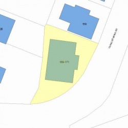 169 Charlesbank Rd, Newton, MA 02458 plot plan