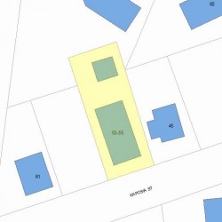 53 Chaske Ave, Newton, MA 02466 plot plan