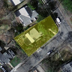 111 Hyde St, Newton, MA 02461 aerial view