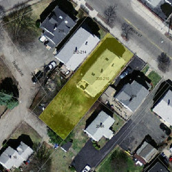 210 River St, Newton, MA 02465 aerial view