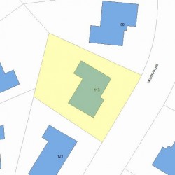 113 Deborah Rd, Newton, MA 02459 plot plan