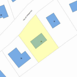 26 Valley Spring Rd, Newton, MA 02458 plot plan
