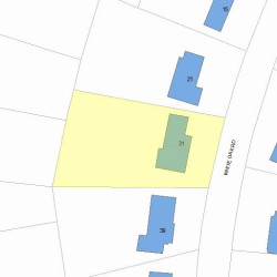 31 White Oak Rd, Newton, MA 02468 plot plan