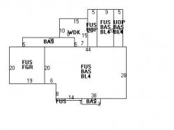 211 Ward St, Newton, MA 02459 floor plan