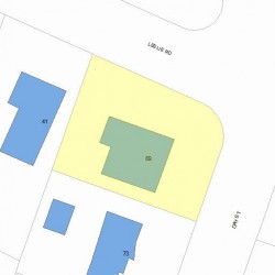 69 Day St, Newton, MA 02466 plot plan