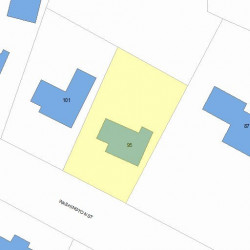 95 Washington St, Newton, MA 02458 plot plan