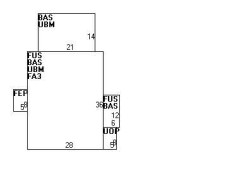 25 Clinton St, Newton, MA 02458 floor plan