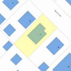 19 Melville Ave, Newton, MA 02460 plot plan