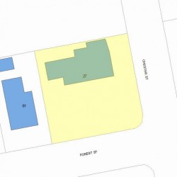 27 Chester St, Newton, MA 02461 plot plan