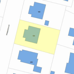 194 Parmenter Rd, Newton, MA 02465 plot plan