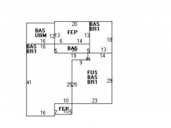 16 Allen Ave, Newton, MA 02468 floor plan