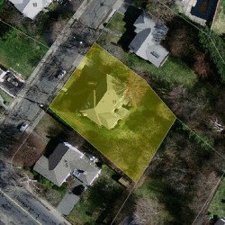 11 Broken Tree Rd, Newton, MA 02459 aerial view