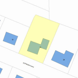 18 Scribner Park, Newton, MA 02466 plot plan