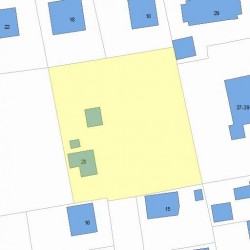 20 Shawmut Park, Newton, MA 02464 plot plan