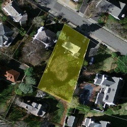 19 Hyde Ave, Newton, MA 02458 aerial view