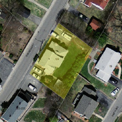 124 Sheridan St, Newton, MA 02465 aerial view