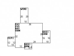 704 Centre St, Newton, MA 02458 floor plan