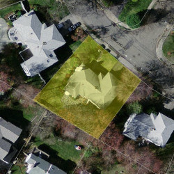 93 Sevland Rd, Newton, MA 02459 aerial view